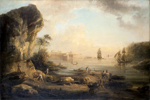 Coast Landscape, 1800, Elias Martin