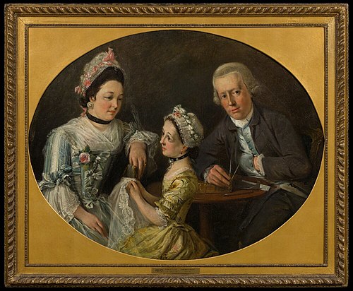 Family Group, 1770, Elias Martin