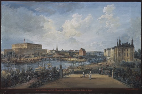 View of Stockholm, , Elias Martin