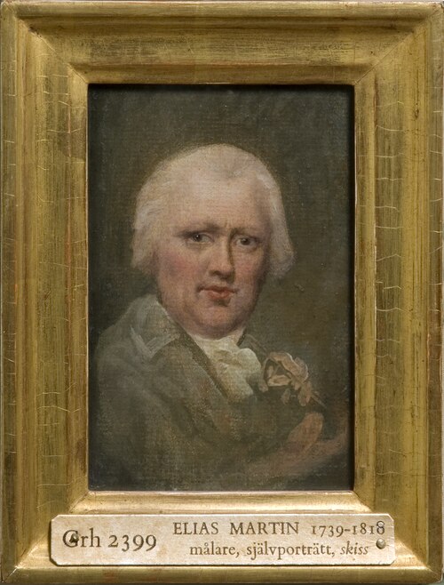 Autoportrait, 1800, Elias Martin