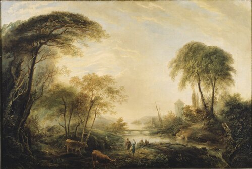 Romantic Landscape, , Elias Martin