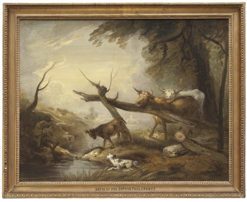 Cattle by a Stream, 1750, Elias Martin