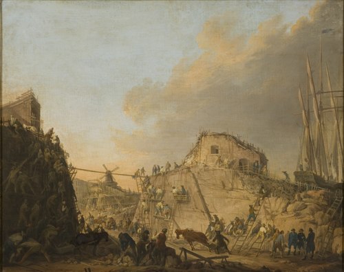 The Dock at Sveaborg, 1764, Elias Martin