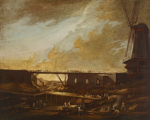 Suomenlinna under Construction, the Thunberg Mill, , Elias Martin