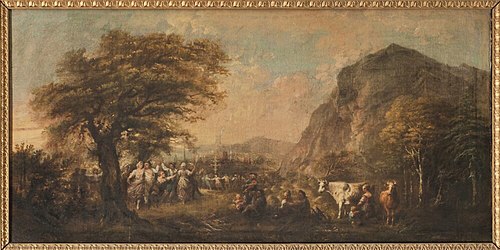 Dans kring majstången, , Elias Martin