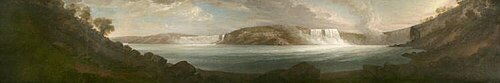 Niagara Falls, from Two Miles Below Chippawa, 1808, John Trumbull