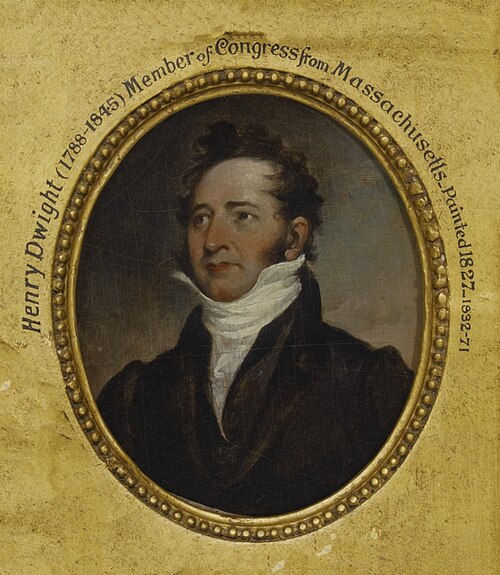 Henry Williams Dwight (1788-1845), 1827, John Trumbull