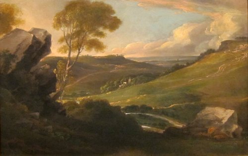 Paysage romantique, 1783, John Trumbull