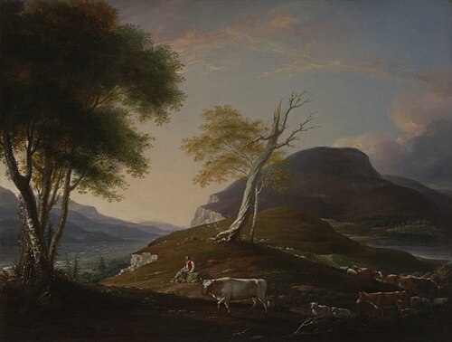 View on the West Mountain near Hartford, 1791, John Trumbull