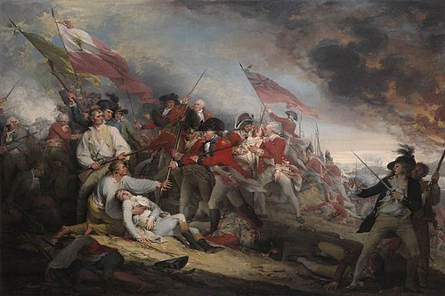 The Battle of Bunker’s Hill, June 17, 1775, 1786, John Trumbull