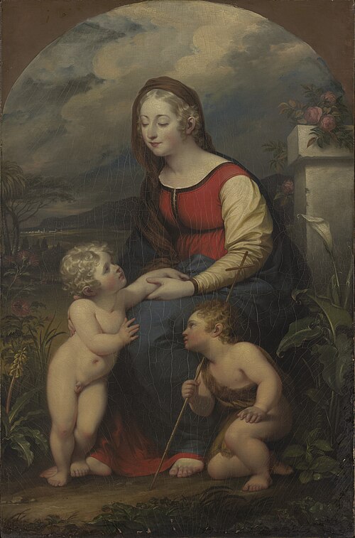 Madonna and Child with St. John the Baptist, 1801, John Trumbull