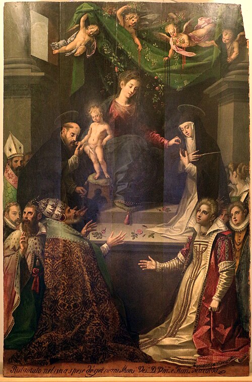 Madonna del Rosario, 1590, Cornelio Smet