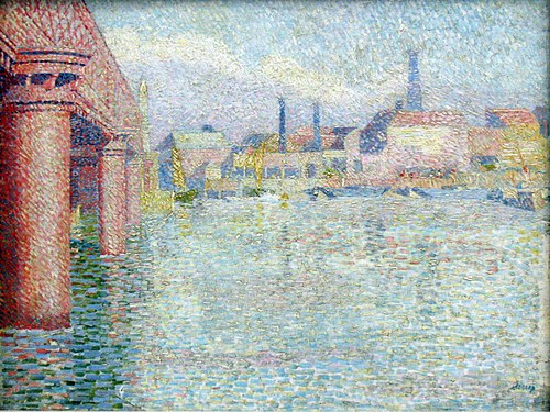 Bridge in London, 1889, Jan Toorop
