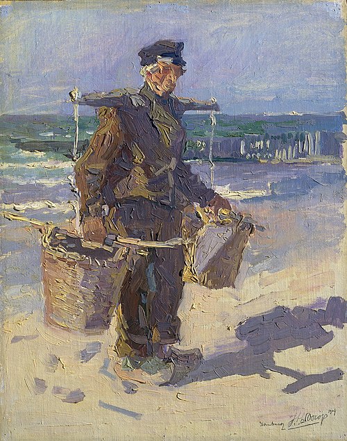 De schelpenvisser, 1904, Jan Toorop