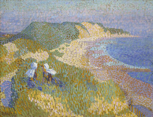 Dunes et mer à Zoutelande, 1907, Jan Toorop