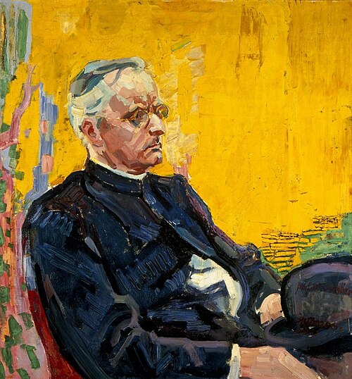 Portrait of Johann Heinrich Schrörs (1852-1928), 1911, Jan Toorop