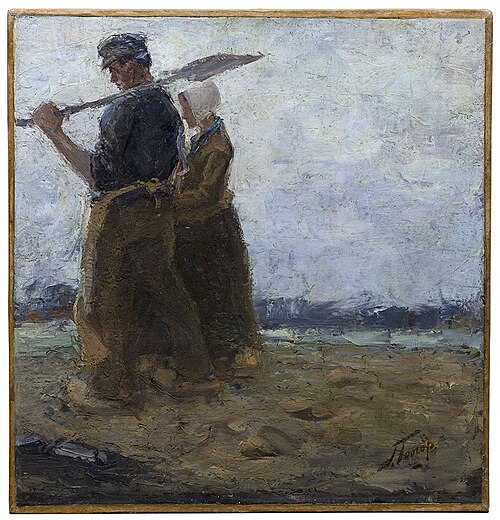 Huiswaartskeren, 1885, Jan Toorop
