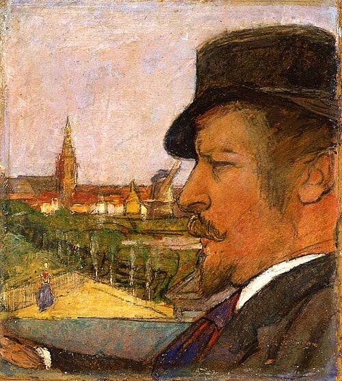 Portrait of Hidde Nijland, 1900, Jan Toorop