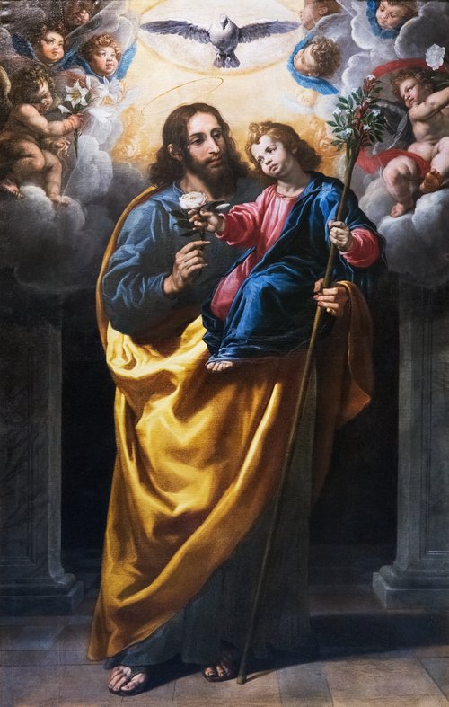 Saint Joseph portant l'enfant Jésus, 1632, Vincenzo Carducci
