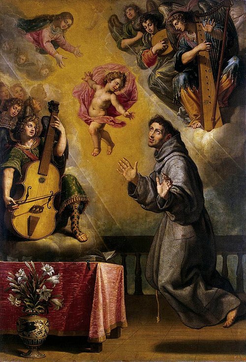 Vision of St Antony of Padua, 1631, Vincenzo Carducci