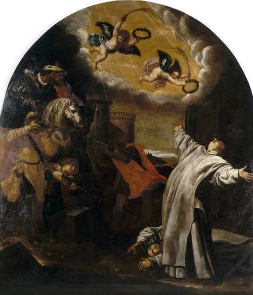The Martyrdom at Roermond of Vinzenz Herck and Jan Van Loewen, 1632, Vincenzo Carducci