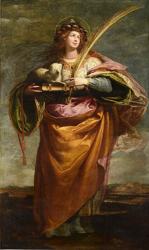 Santa Inés, 1637, Vincenzo Carducci