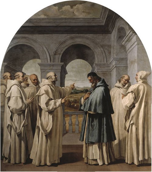 Saint Bruno Bids Farewell to Saint Hugo, 1628, Vincenzo Carducci