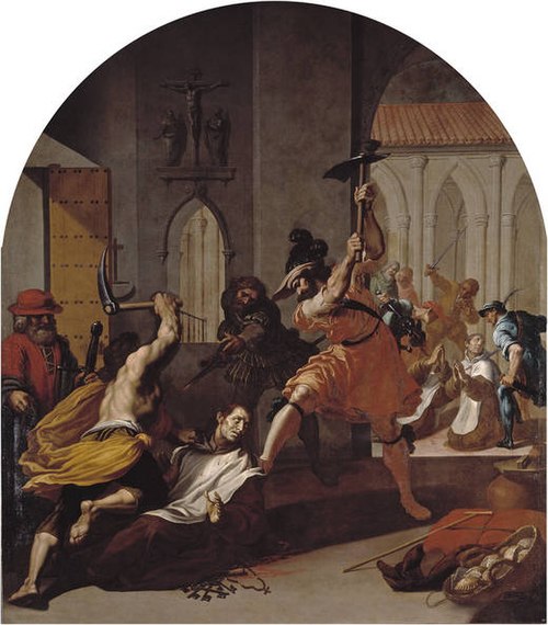 The Martyrdom of the Roermond Carthusians, 1626, Vincenzo Carducci