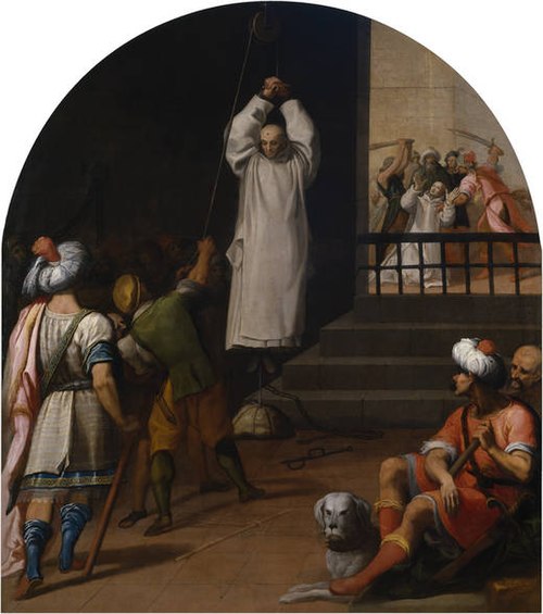 The Martyrdom of Father Andrés Prior of the Seiz Charterhouse, 1626, Vincenzo Carducci