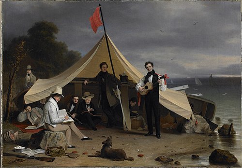 The Greenwich Boat Club, 1833, Robert Walter Weir