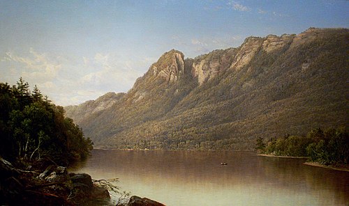 Eagle Cliff, Franconia Notch, New Hampshire, 1864, David Johnson