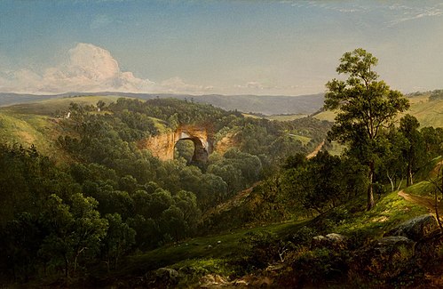 Natural Bridge, Virginia, 1860, David Johnson