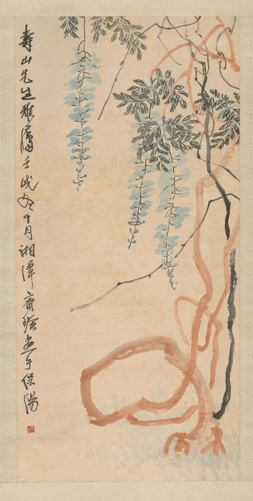 齐璜画藤轴, 1922, Qi Baishi