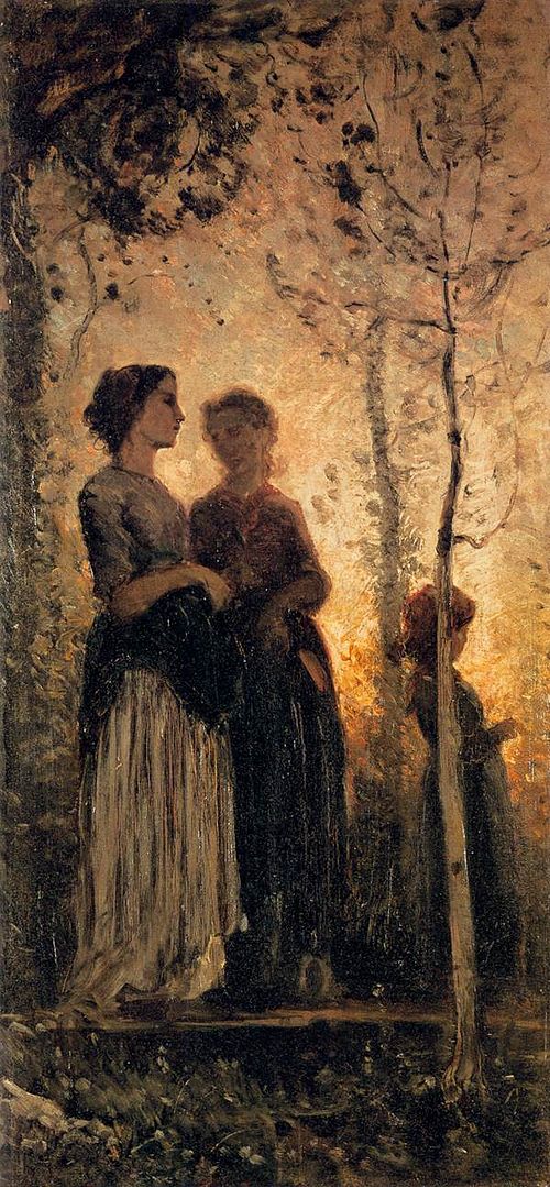 Three Peasant Women, 1881, Cristiano Banti