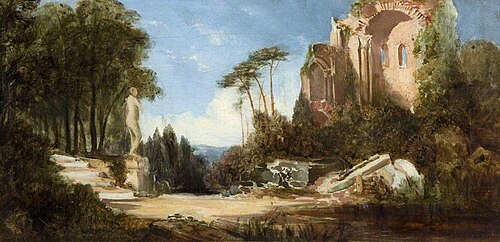 Romanesque Ruins at Nijmegen, 1838, David Roberts