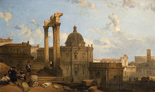 Ruins of the Roman Forum, 1859, David Roberts