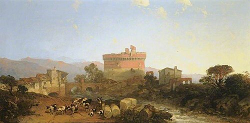 The Mausoleum of Plautus Lucanus, , David Roberts