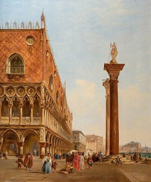 The Doge's Palace, Venice, , David Roberts