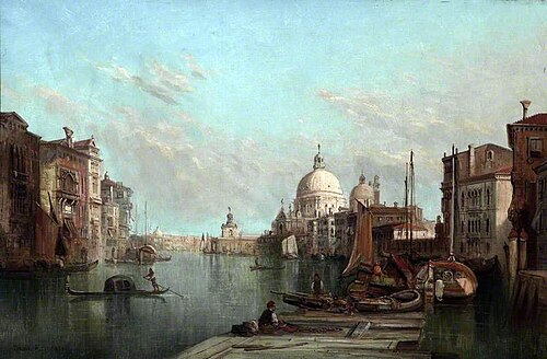 Santa Maria della Salute, Venice, , David Roberts