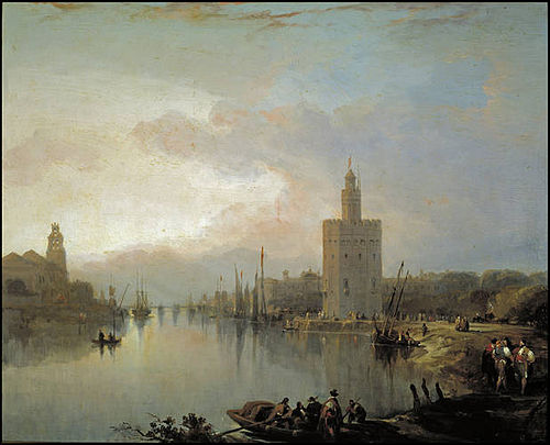 The Torre del Oro, 1833, David Roberts