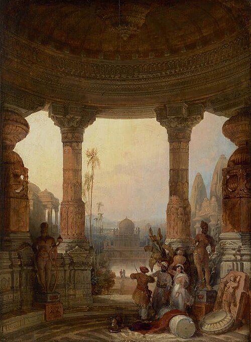 Hindoo Architecture - a Composition, 1829, David Roberts