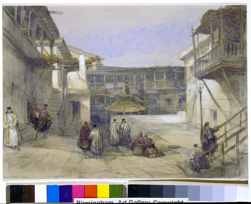 St Catherine's Convent, Mount Sinai, Holy Land, 1839, David Roberts