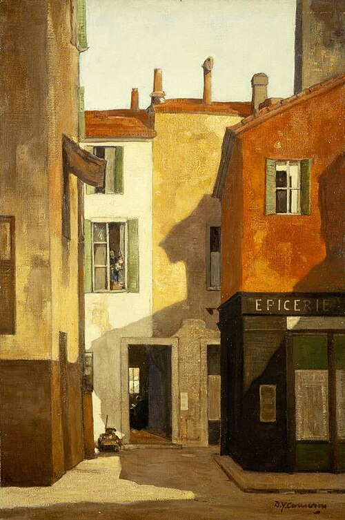 La rue Annette, 1922, David Young Cameron