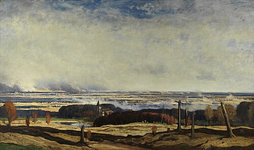 Flanders from Kemmel, 1919, David Young Cameron