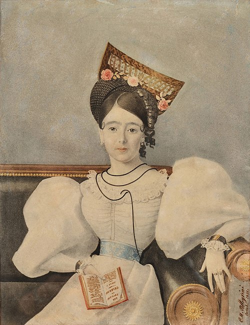 Mrs. Lucia Carranza de Rodríguez Orey, 1831, Charles Pellegrini