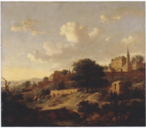 View of a Fortified City, 1670, Jan van der Heyden