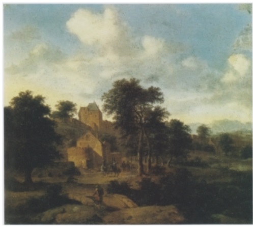 Landscape with Buildings, 1670, Jan van der Heyden