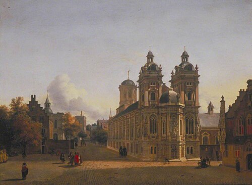 The Church of St Andrew, Düsseldorf, 1667, Jan van der Heyden