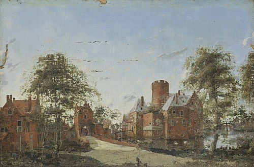 Loenersloot Castle on the Angstel, 1700, Jan van der Heyden
