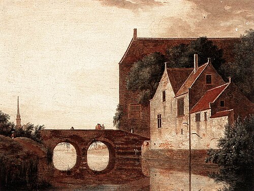 Bridge over a River, 1650, Jan van der Heyden